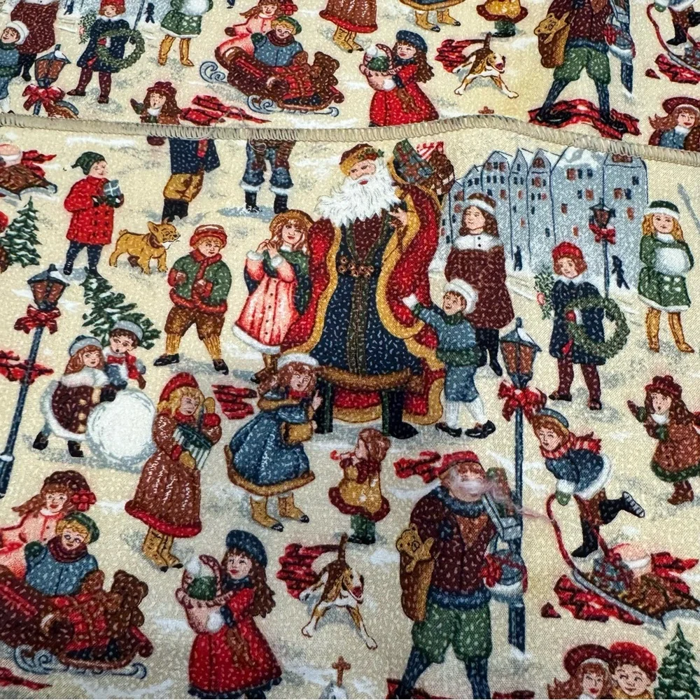 Set of 2 Vintage “ My Childhood Christmas “ placements